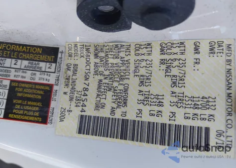 2016 Nissan Frontier S from USA, damaged, VIN 1N6BD0CT5GN784544